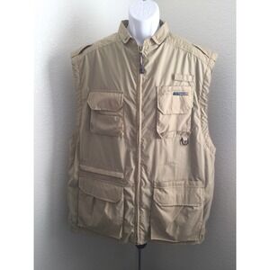 ExOfficio Travelwear Vented Vest Fishing Photography 13 Pockets Outdoors Mens XL